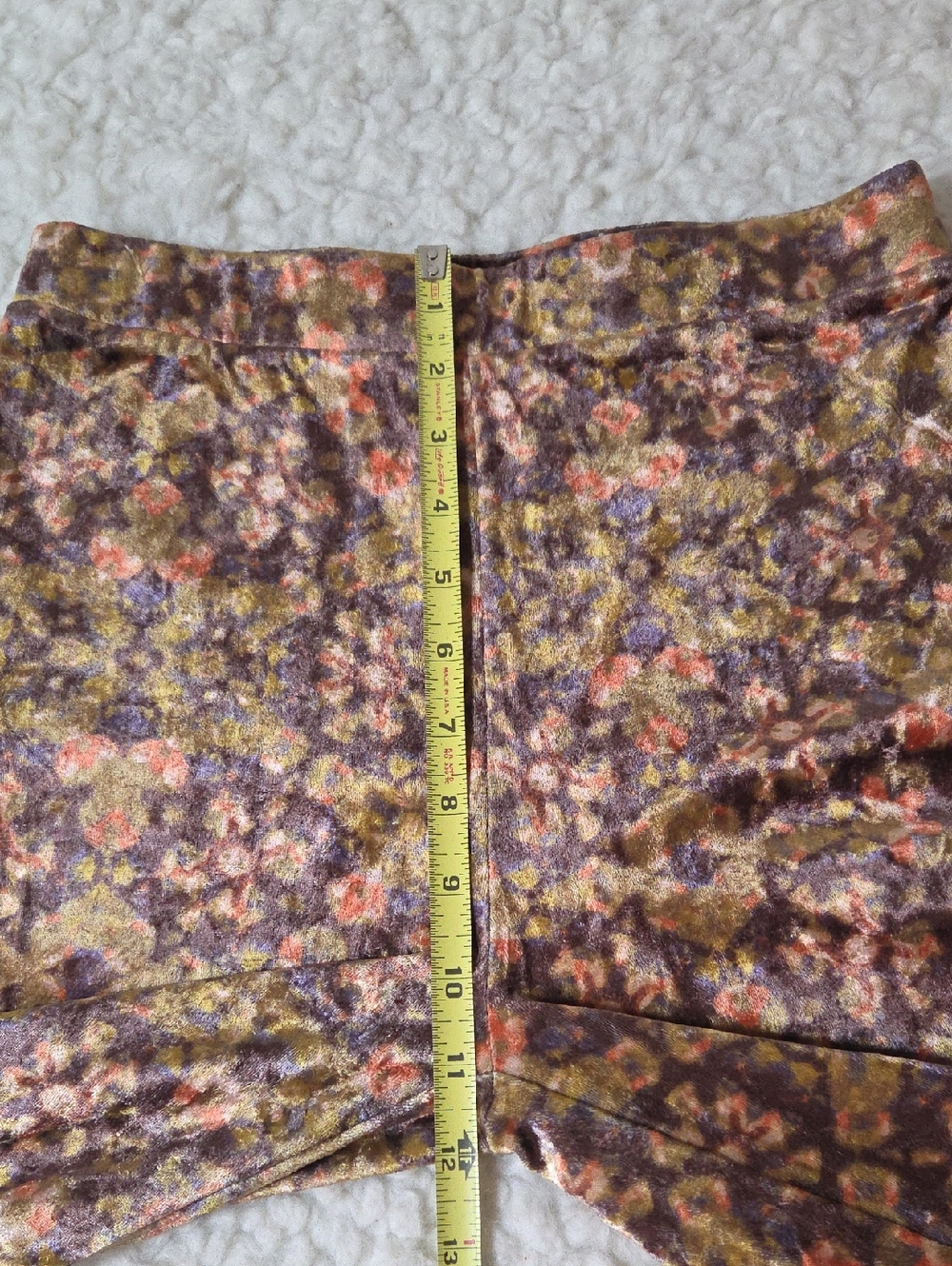 Free People The Valley Printed Flares Velvet Pants Sz XS - Picture 12 of 14